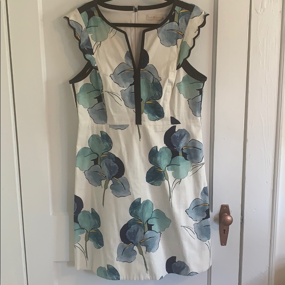 Tory Burch Floral Dress Sz 14